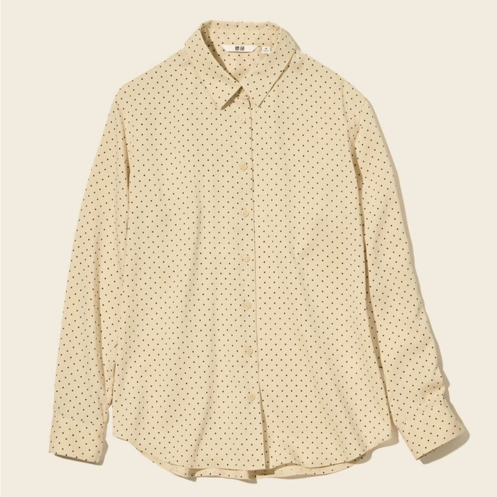 Polka dot printed blouse